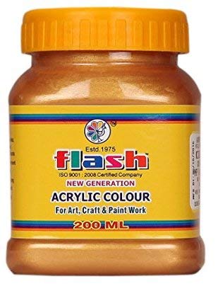 Flash Metallic Color (American Gold, 200ml). : Amazon.in: Home & Kitchen