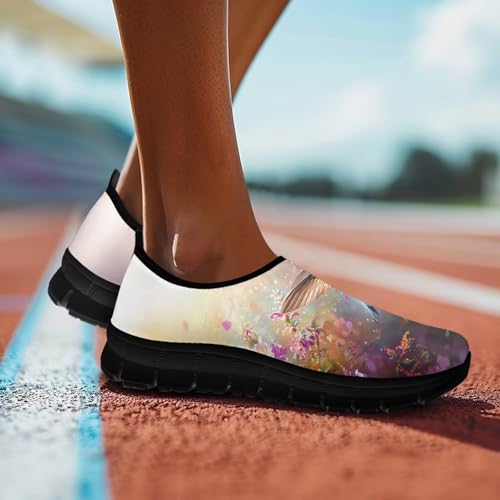 Image of Womens Slip On Walking Shoes Non Slip Loafer Breathable Holiday Travel Shoe Lightweight Casual Low Top Sneakers SizeUS 5.5-11.5