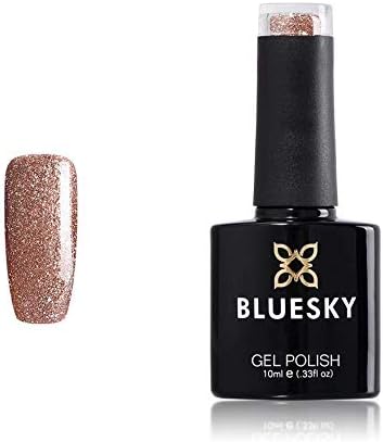Bluesky Gel Nail Polish, Tinsel Toast 80544, Brown, Caramel, Light, Long Lasting, Chip Resistant, 10 ml (Requires Drying Under UV LED Lamp)