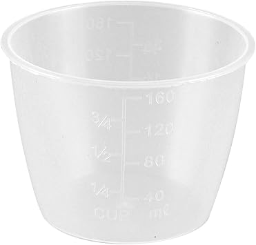 Riven 5pcs Liquid Laundry Detergent Measuring Cups, Washable and Reusable Plastic with Precise Graduations for Home Use ?60ml