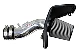 HPS Polish Shortram Air Intake Kit + Heat Shield Cool Ram Compatible for 2017-2024 Honda Ridgeline 2016-2024 Pilot 2019-2024 Passport 3.5L V6, 827-621P