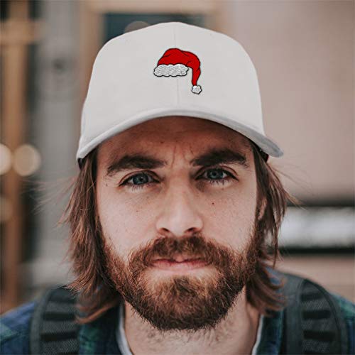 Speedy Pros Baseball Cap Santa Hat Embroidery Holidays And Occasions Christmas Acrylic For Men & Women Strap Closure Gray Design Only #TOP2