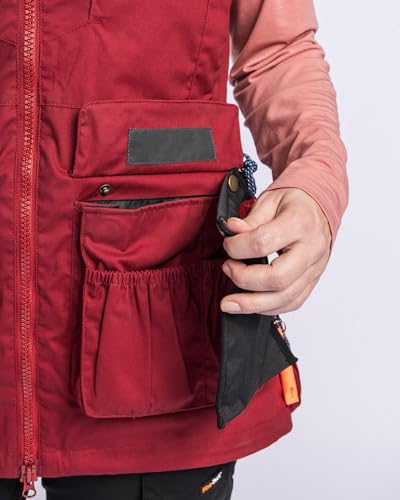 Pinewood Damen Hundesport Trainer Weste - Hundesport Weste Damen - praktische Weste mit vielen Taschen und Platz für Hundetraining Zubehör - winddicht und wasserabweisend