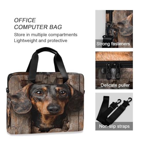 Funda para laptop 15.6 pulgadas con asa y correa miniatura 6