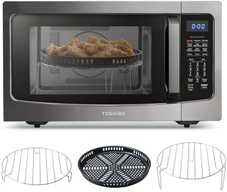 Toshiba Air Fryer Combo 4-in-1 Countertop Microwave Oven, Smart S...
