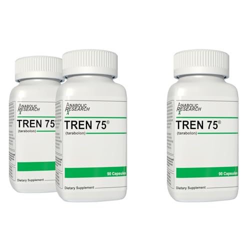 Anabolic Research Tren 75-3 Month Supply - Supports Lean Physique & Strength - 270 Count Capsules