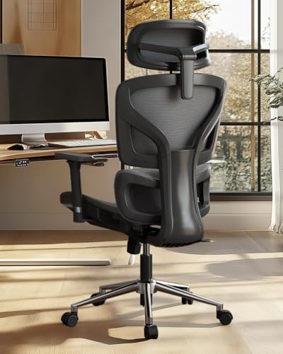 Hbada Ergonomic Office Chair with 3D Adjustable Armrests, Adjusta...