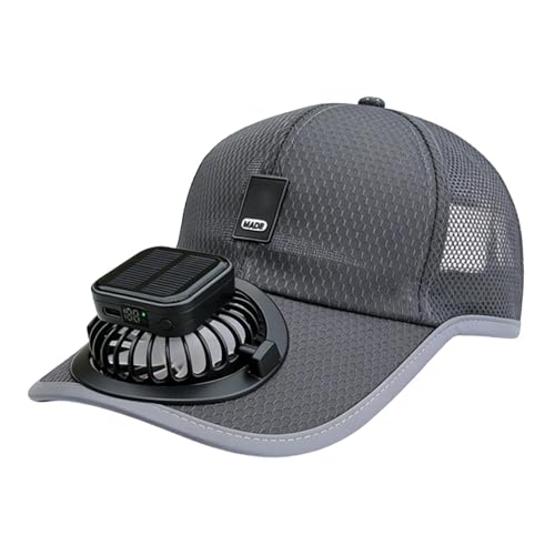 Chapeau de ventilateur solaire USB anti-UV pour camping et pêche