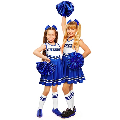 Girls Cheerleader Costume Outfit Set Fancy Dress For Halloween Party Birthday (4 To 5 Years Old) #TOP1