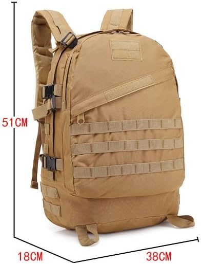 [JUNENTER] タクティカルバックパック ミリタリーモール ハイキング 36-55L 迷彩柄 アウトドア スポーツバッグ カー