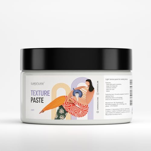 KAMENSKAYA Light Texture Paste - Modeling Paste Acrylic Medium - 8.45 fl oz (250 ml)