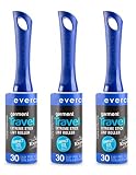 Lint Remover, Pet Hair Roller, Lint Roller and Pet Hair Remover Travel Size | Evercare 30 Sheet Stic