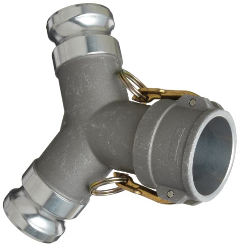 Dixon 200YDAAAL Aluminum Cam and Groove Hose Fitting, Wye, 2" Coupling