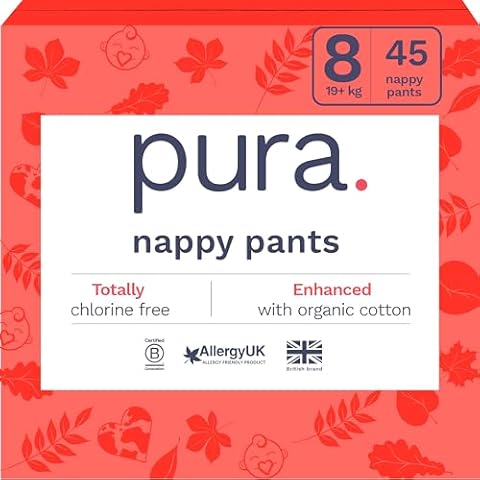 Pura Eco Nappy Pants - Size 8 Cover