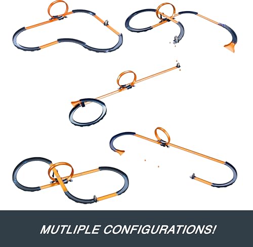 Hot Wheels Piste et circuit Véhicule télécommandé à ’échelle 164 plus de 30 éléments de circuit configurations multiples voitures fonctionnant sur et hors piste HXX45 - vue 5
