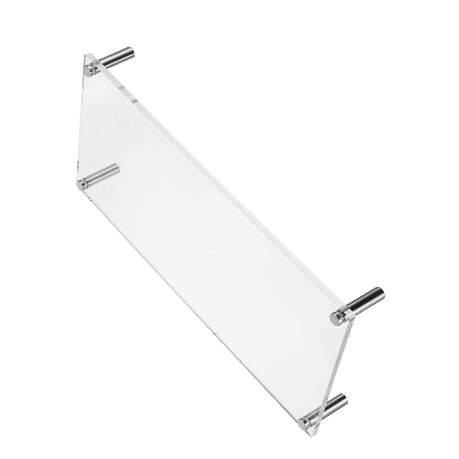 Support de moniteur acrylique TEHAUX avec base stable pour bureau moderne