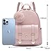 Girls Cute Mini Backpack Purse Fashion School Bags PU Leather Casual Backpack for Teens Women Pink