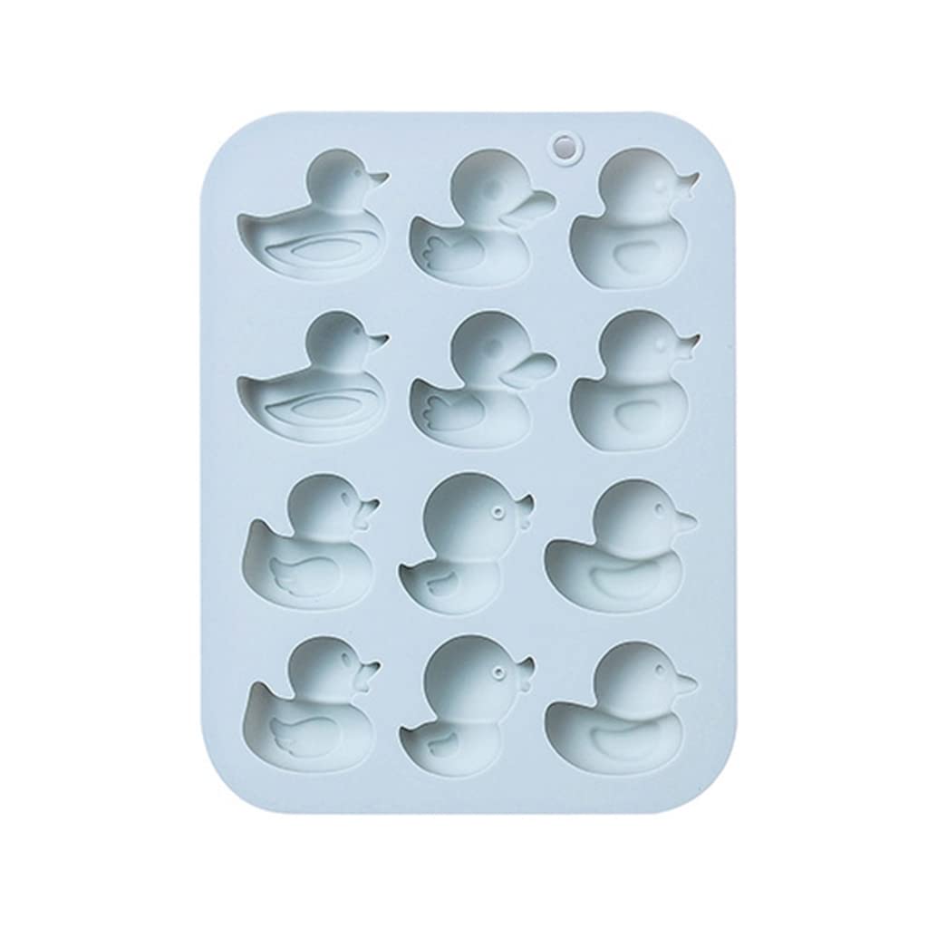 Elnwnnkc 3D Ducks Silicone Resin Mold Fondant Mould Cake Supplies Baking Decor Tools Ornament Handmade Soap