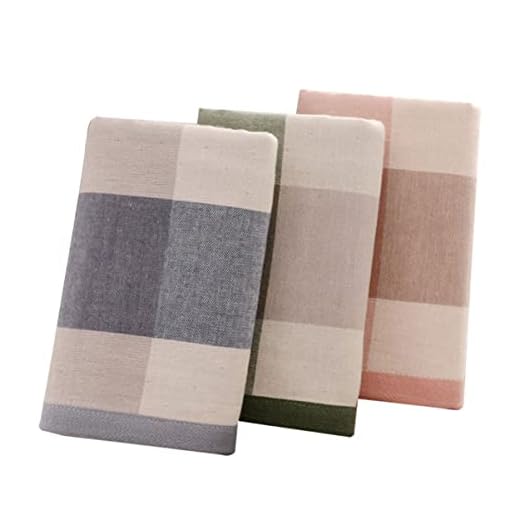 FRCOLOR 3 Piezas Toalla a Cuadros Toallas De Lavado De Cara Trapo De Limpieza De Microfibra Absorber Toalla De Limpieza Facial Toalla De Cara Gasa De Algodón Hombres y Mujeres Limpio