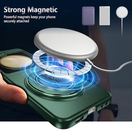 Coque Galaxy Z Flip5 bleue anti-rayures pour protéger l'écran pliable