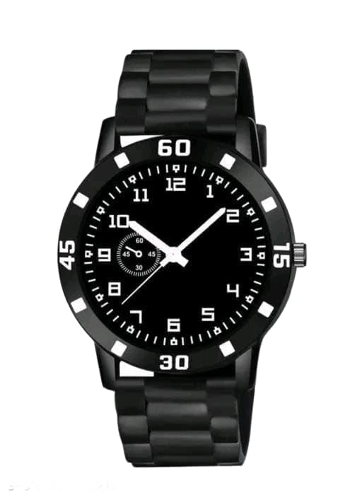 Image of Black Colour Attractive Watches for Men