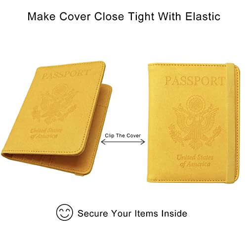 Walnew Passport Holder Wallet, Rfid Blocking Passport And Vaccine Card Holder Combo, Passport Cover Case Travel Wallet Essentials, Gift For Women And Men #TOP7