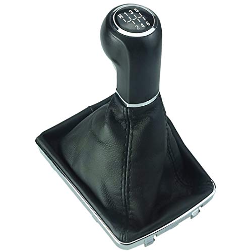 Do!LED Pommeau de levier de vitesse et cadre chromé pour Opel Astra H 2004-2010, tous les modèles avec boîte manuelle à 6 vitesses