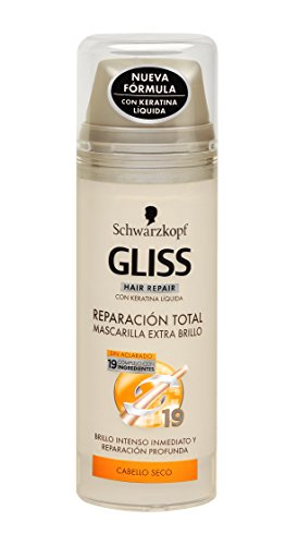 Gliss - Mascarilla extra brillo liso seda 150ml