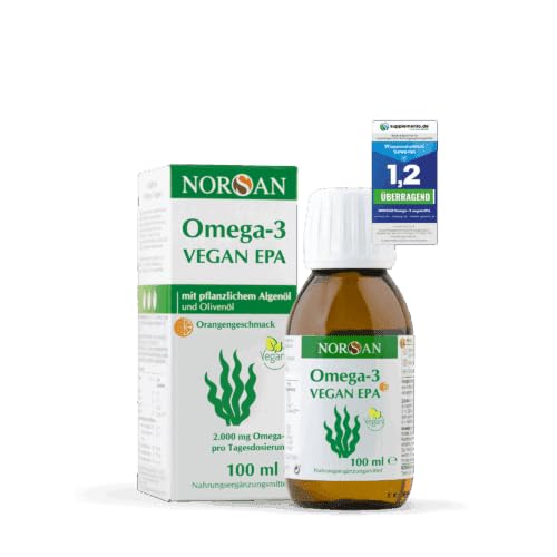 NORSAN Omega-3 VEGAN EPA 100 ml - extrem hoher EPA-Gehalt: 1.104 ...