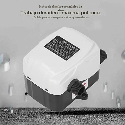 Bomba de Refuerzo Automática, Bomba de Presión de Agua 180W para Ducha de Cocina, Alta Elevación, Fácil Instalación