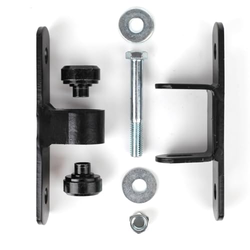 UCDOET Heavy Duty Upgraded Sealed Bearing Gate Hinges Bolt or Weld on Hinge for Outdoor Large Heavy Driveway Gates Up to 1000 Lbs, Adjustable Yoke Pivot CI3700 Gate Hinge -1Pair Black by UCDOET - Used condition - Image 7