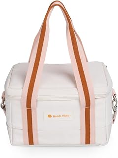 BEACH STATE Lanikai Lunch Tote, Soft Cooler Lunch Box, Insulated Lunch Bag, (Sunset)