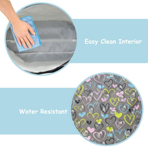 Image of NGIL Medium Top Zipper Closure Canvas Tote Bag with Attached Matching Coin Purse For Moms and Nurses