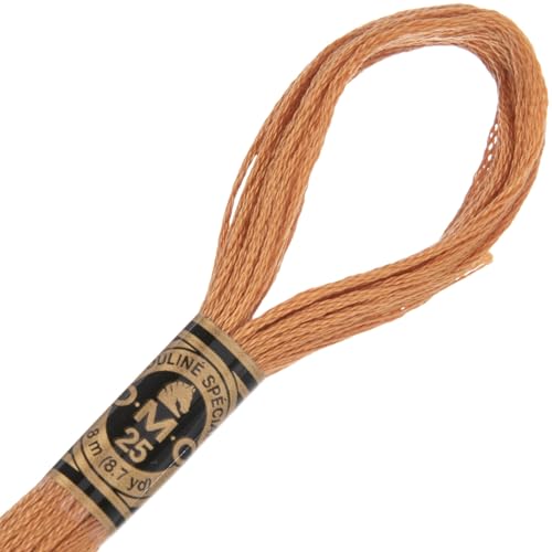 Image of Hobby Lobby DMC Cotton Embroidery Floss - 436 Tan, Set of 12
