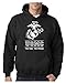 USMC LOGO SWEATSHIRT THE FEW THE PROUD THE MARINES MENS HOODIE PULLOVER (X-Large)
