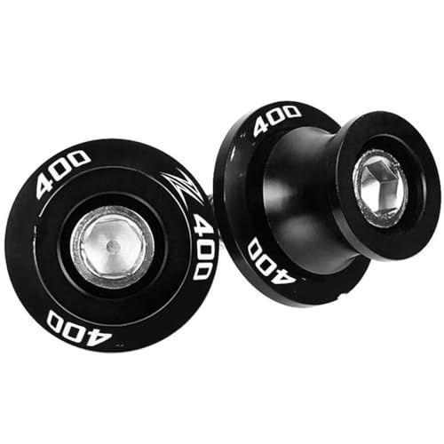Curseur d'arbre de moto universel 8mm noir pour bras oscillant Z900 et NINJA400