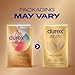 Durex Non Latex Condoms for Sex, Non Latex Durex Avanti Bare Real Feel Lubricated Condoms for Men with Natural Skin on Skin Feeling, 10 Count