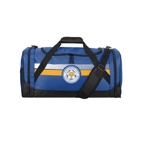 Bolsa de lona Leicester City azul: maleta deportiva resistente oficial