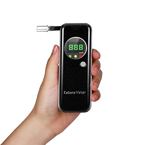 Coolker Ketone Meter Digital Lcd Displays Testing With 10Pcs Replaceable Mouthpieces #TOP5