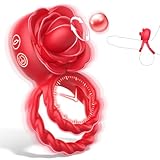 Penisring Sex Spielzeug für die Paare Extrem Sex Penis Vibrator,Sexspielzeug für Frau Männer Beide Zusammen Cock Ring,10 Rotation 10 Vibration Klitoris Stimulator Penis Vergrößerung Zeit Verlängern