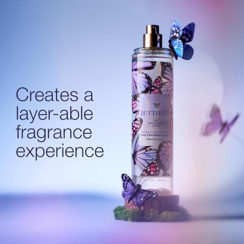 Bath & Body Works Fine Fragrance Mist, Butterfly Scent, 8 fl oz - image 5