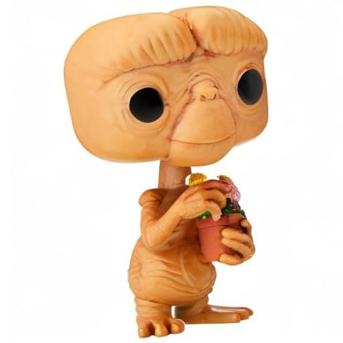 Funko Pop! Movies: E.T. 40th - E.T. with Flowers - E.T. - E.T. The Extra Terrestrial - Figurine en Vinyle à Collectionner - Idée de Cadeau - Produits Officiels - Jouets pour Les Enfants et Adultes