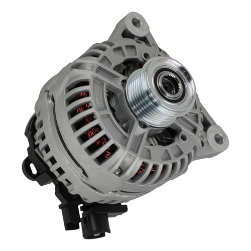 Alternatore ad alte prestazioni: generatore 14 V 150 A (alternatore) di maXpeedingrods. Numero di riferimento: 9646321880 Appositamente compatibile con una vasta gamma di modelli Citroën, Peugeot, F-iat e L-ancia dotati di motori diesel da 1,4 l, 1,6 l, 2,0 l e 2,2 l (circa 2000-2022)