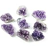 Amethyst Crystals, Amethyst Clusters for Witchcraft, Amathesis Crystal, Raw Amethyst, Natural Amethyst Geode Cave Healing Crystal Stones, About 0.2 Lb