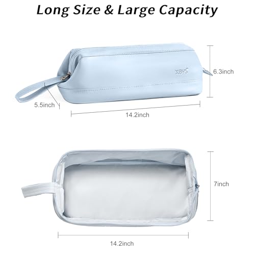 Linpr Reise-Aufbewahrungstasche für Dyson Airwrap/Shark Flexstyle Complete Styler und Aufsätze, Tragbare Hair Tools Reisetasche, wasserdichte Tragetasche für Haartrockner (Blau, Eine Schicht)