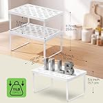 Cabinet Organizer Shelf, Countertop Risers, Kitchen Storage Rack - Image 2