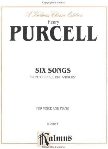 Purcell 6 Songs Orpheus Brit.
