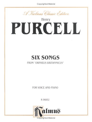 Purcell 6 Songs Orpheus Brit.