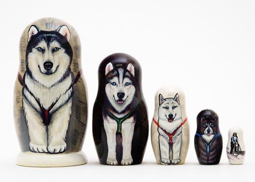 dog russian dolls