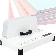 Electric Hot Melt Binding Machine, Documents Thermal Binding Machine PTC Ceramic Heating Binds Up to 50mm Thickness 3 Gears Heating Settings